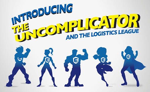 Introducing The Uncomplicator and the Logistics League campaign graphic