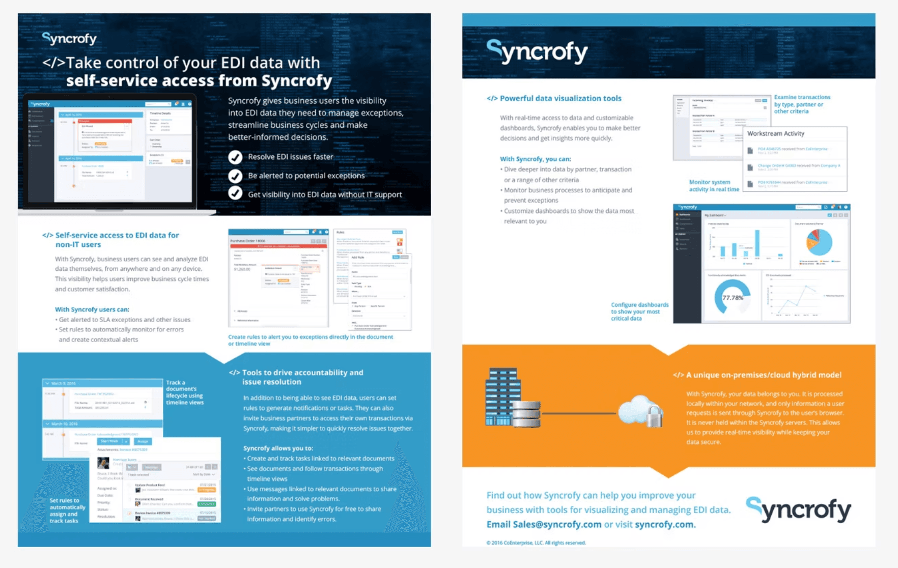 Syncrofy creative work, piece 1